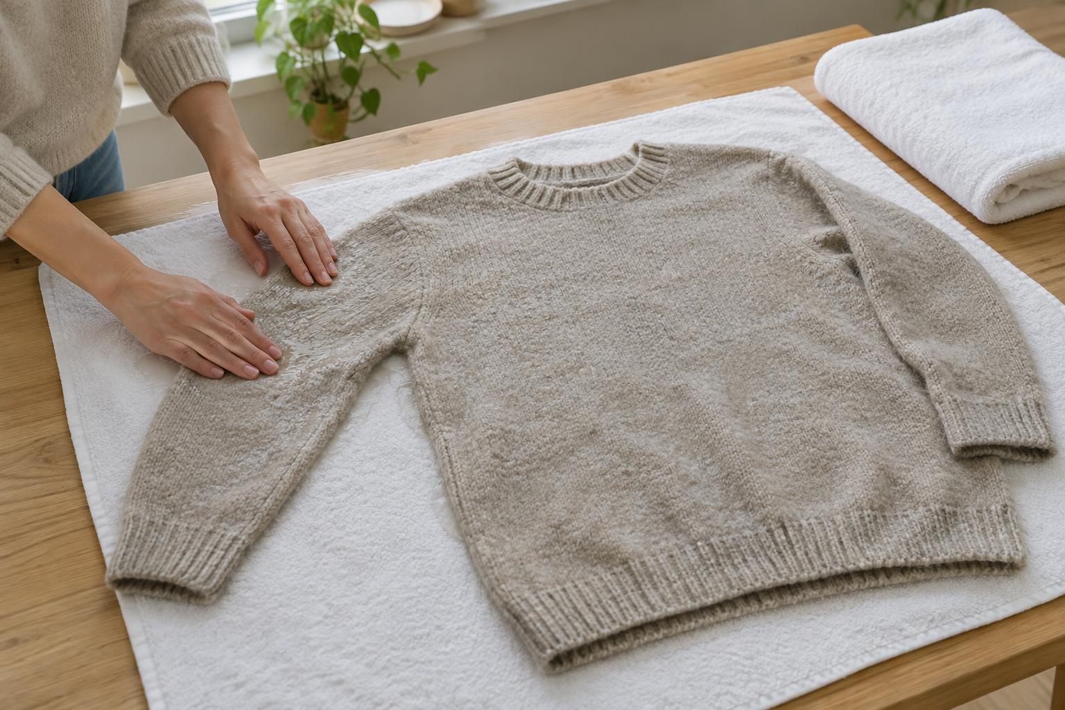 How to Reshape and Dry Knitwear Flat