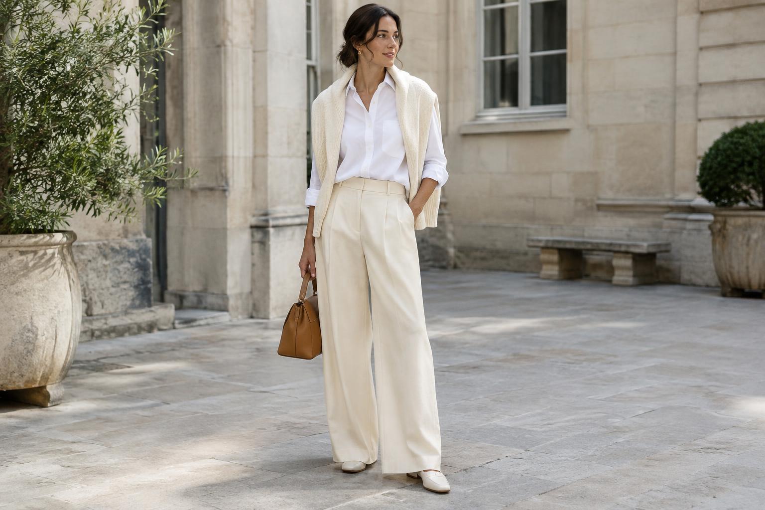 How to Wear White and Cream Together Without Looking Mismatched