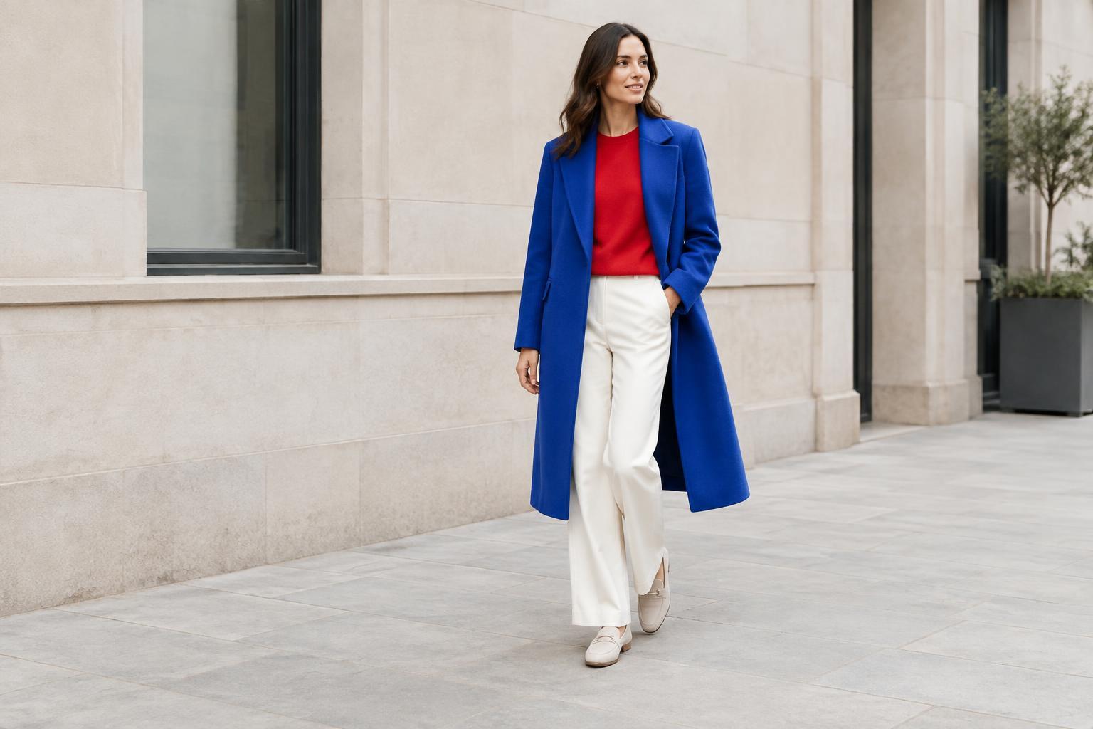 How to Wear Two Bold Colors Without Making an Outfit Feel Busy